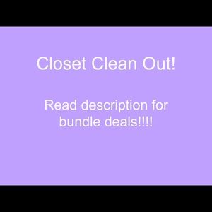 Everything must go!!